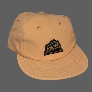 Roark Peaking 6 Panel RH628 Copper Color Tan Strapback Adjustable